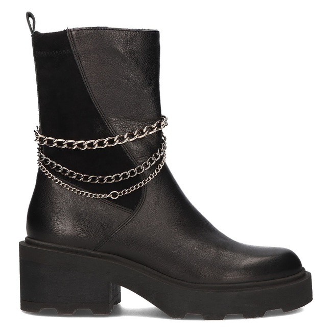 Leather ankle boots Simen 4455A Black