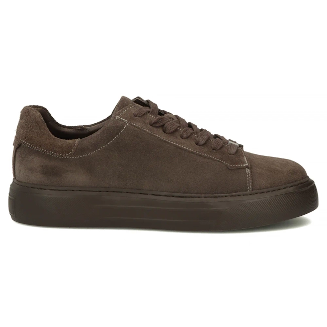 Skórzane sneakersy Filippo MP8277/26 TP taupe