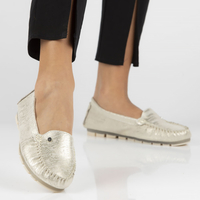 Leather loafers Filippo DP2037/23 GO gold