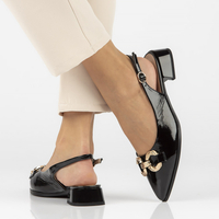 Leather shoes Filippo DP3745/22 BK black