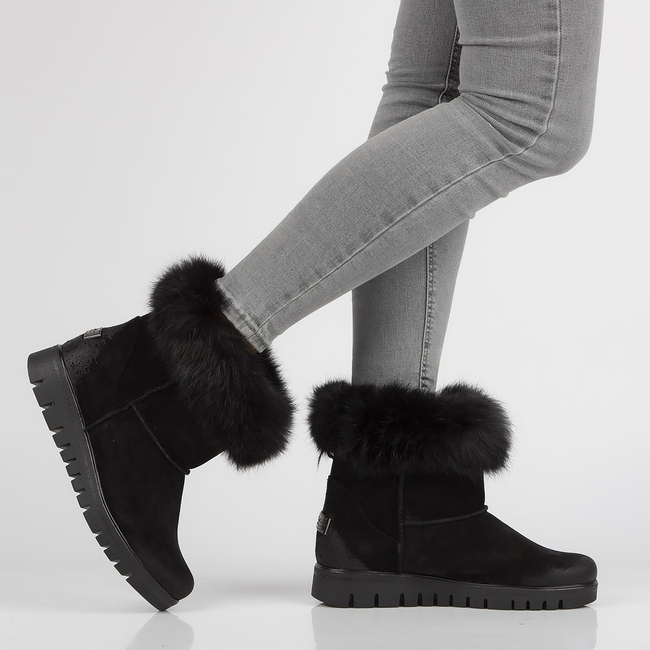 Leather ankle boots Filippo 60347 black