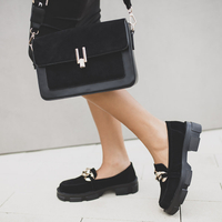 Skórzane półbuty Filippo DP3221/21 BK S czarne