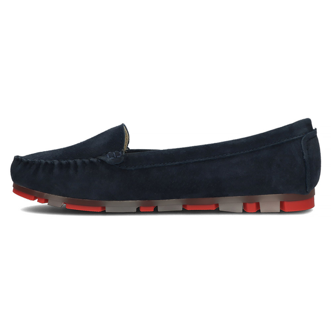 Leather loafers Filippo DP2037/23 NV RD navy blue