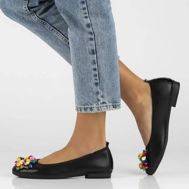 Leather shoes Filippo DP6159/24 BK black