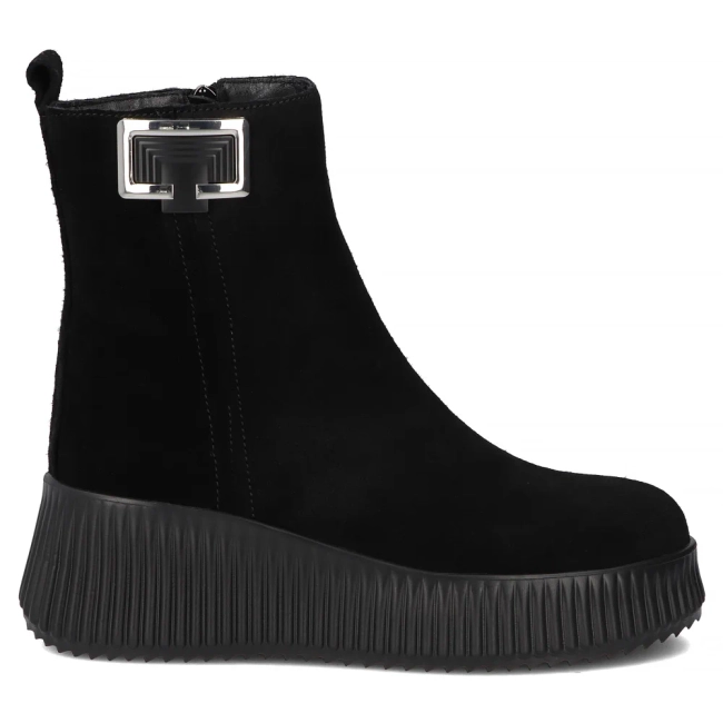 Leather ankle boots Filippo DBT6392/25 BK black