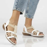 Sandals Rieker 65918-81 white