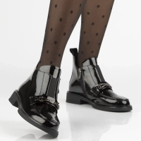 Leather ankle boots Filippo DBT7318/25 BK black