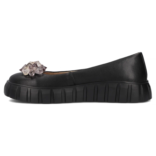 Leather shoes Filippo DP4682/25 BK black