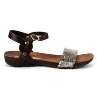 Sandals Lemar 40027 Bf. Chocolate + Kenya Gold