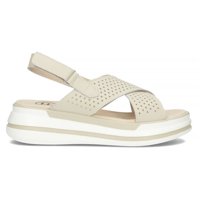 Leather sandals Filippo DS4414/23 BE beige