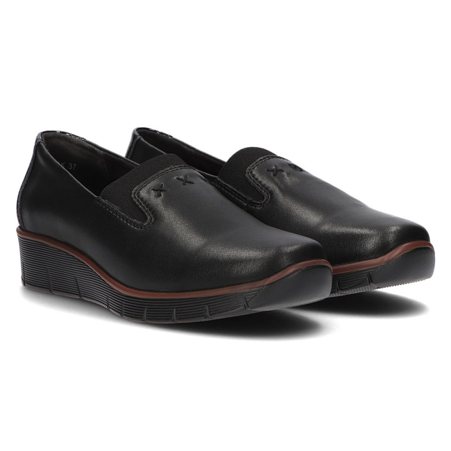 Leather shoes Filippo DP3160/21 BK black