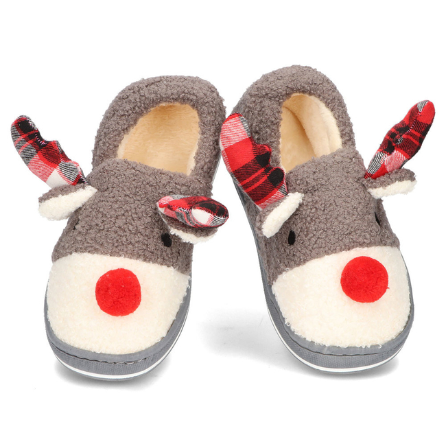 Slippers reindeer gray YL31