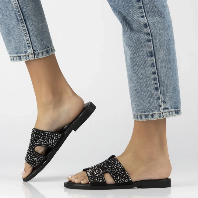 Slippers Filippo DK6973/25 BK black