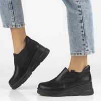 Leather ankle boots Filippo DBT7164/25 BK black