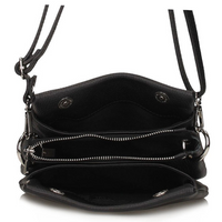 Handbag Toscanio Leather Messenger Bag C106 black