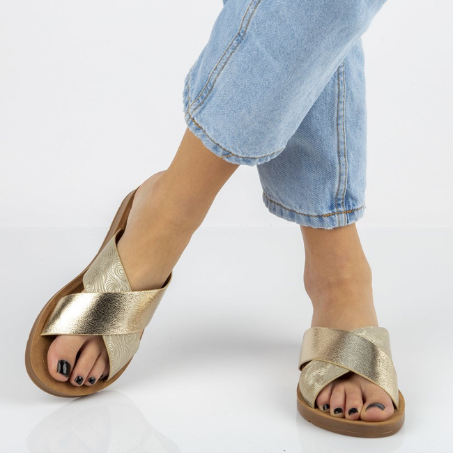 Slippers Filippo DK804/20 GO Gold