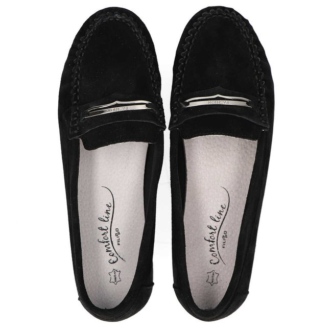 Mokasyny Filippo DP1266/20 BK Black