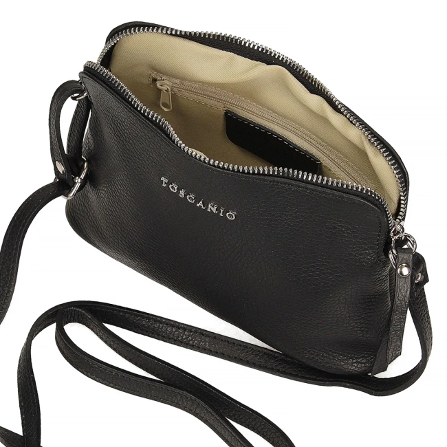 Leather handbag Toscanio F197 black