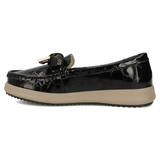 Leather loafers Filippo DP6457/26 BK CR black
