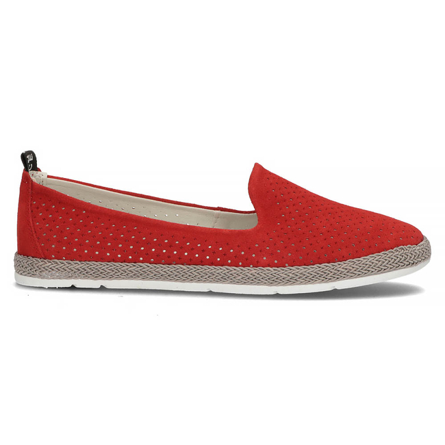 Leather shoes Filippo DP081/22 RD red