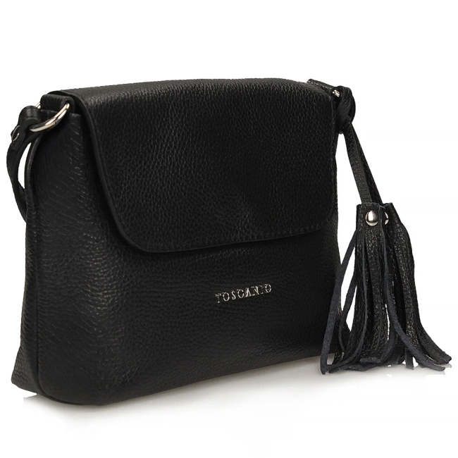 Leather handbag Toscanio G52 black