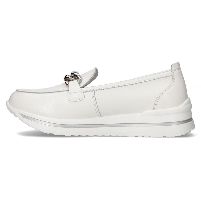 Leather shoes Filippo DP3555/22 WH white