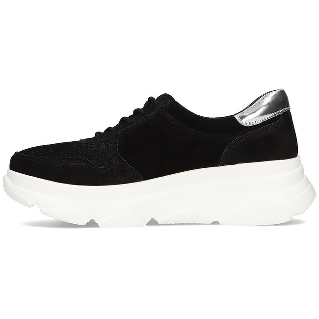 Leather Sneakers Filippo DP2138/21 BK black