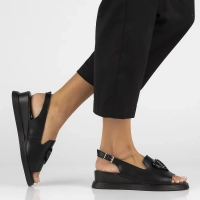 Leather sandals Filippo DS6069/25 BK black