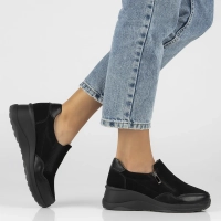 Leather shoes Filippo DP6473/25 BK black