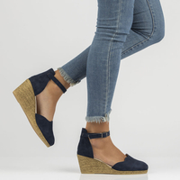 Leather sandals Filippo DS1394/22 NV navy blue