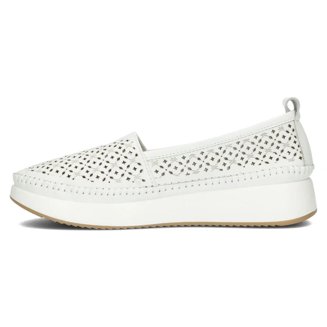Leather shoes Filippo DP4555/24 WH white