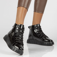 Leather boots Filippo DBT4146/22 BK black