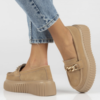 Leather shoes Filippo DP4450/23 BE beige