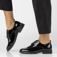 Leather shoes Filippo DP6307/24 BK black