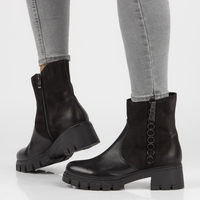 Leather ankle boots Simen 4267A black