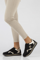 Skórzane sneakersy Filippo DP3544/22 BK czarne