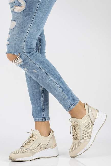 Sneakersy Filippo DP2002/21 BE beżowe