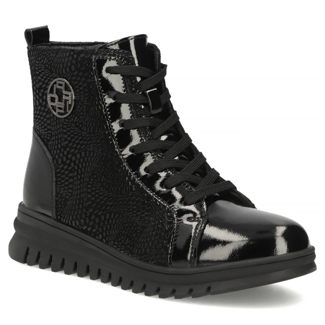 Leather ankle boots Filippo DBT8073/26 BK L black