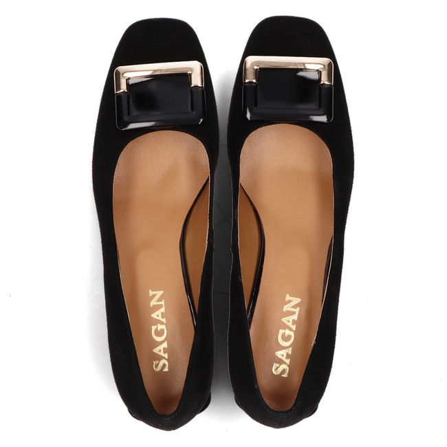 Leather shoes Sagan 4634 black