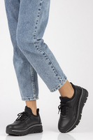 Rieker leather sneakers 48050-00 black