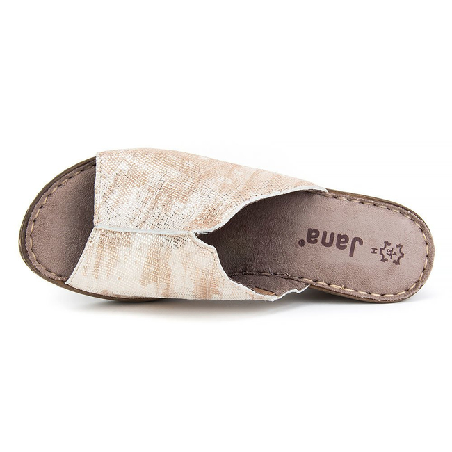 Slippers Jana 8-27210-20 988 Platinium Snake