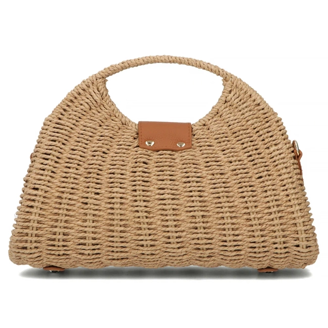 Brown woven bag bohonest