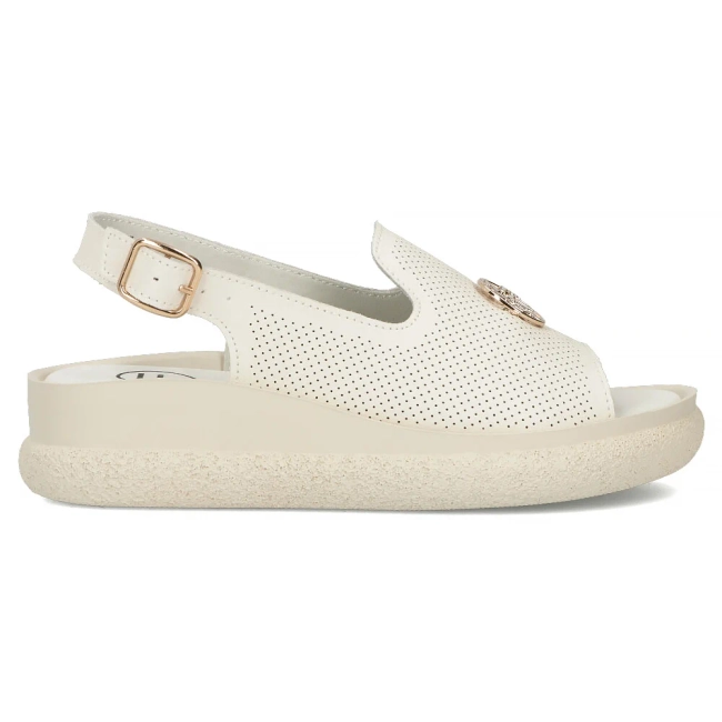 Leather sandals Filippo DS6716/25 BE beige