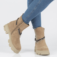 Filippo ankle boots HFN-8728 Beige