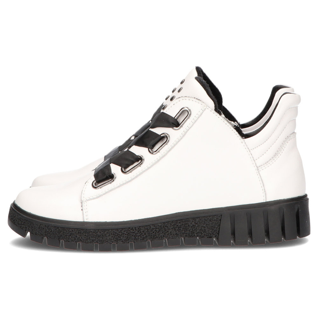 Leather ankle boots Filippo DBT3197/22 WH white