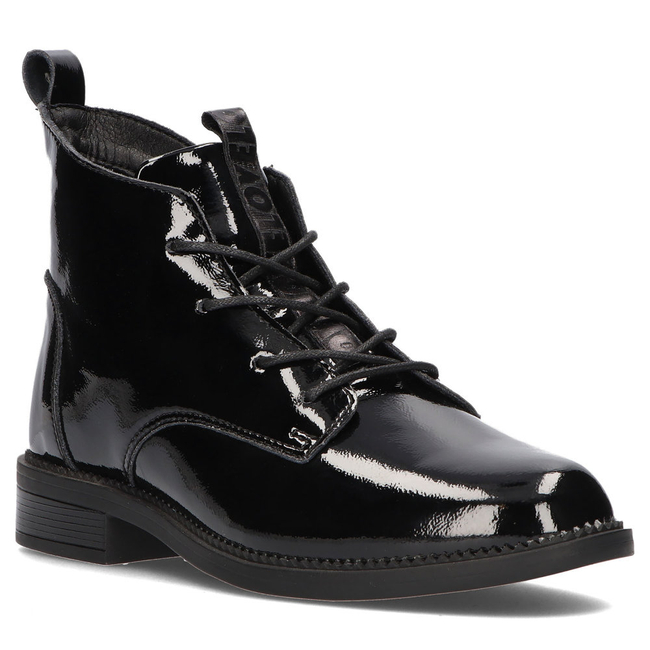 Leather ankle boots Filippo DBT3211/21 BK black