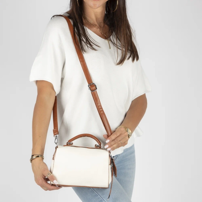 Beige shoulderbag milano breeze
