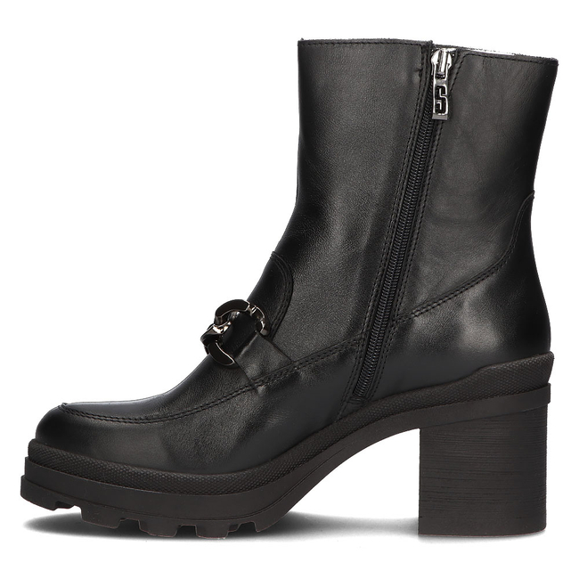 Leather ankle boots Simen 4365A black