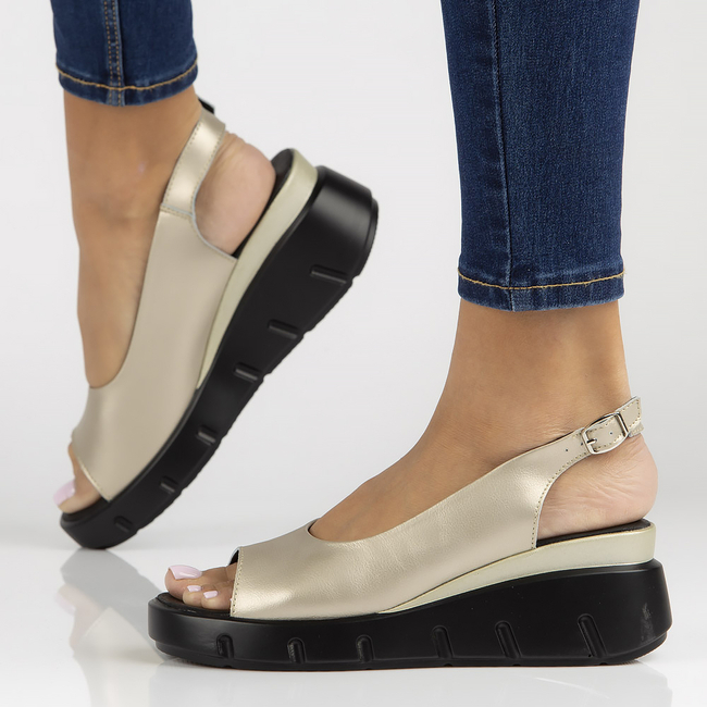 Leather sandals Filippo DS3595/22 GO gold