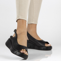 Leather sandals Filippo DS3595/22 BK black